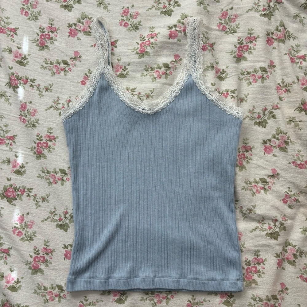 brandy blue lace tank